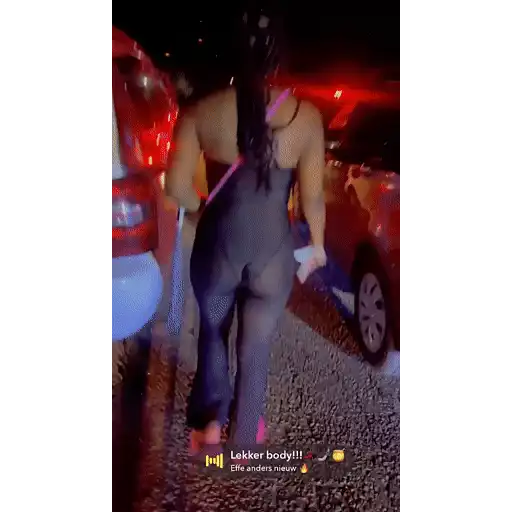 Twerking Black Booties sticker 2