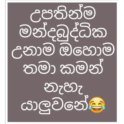 Sinhala Quotes Pack 1 sticker 1