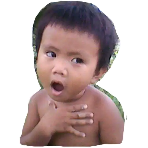 Kids for cute girls sticker 1