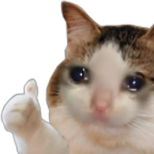 Almost Sad Cats sticker 10