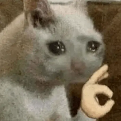 Almost Sad Cats sticker 4