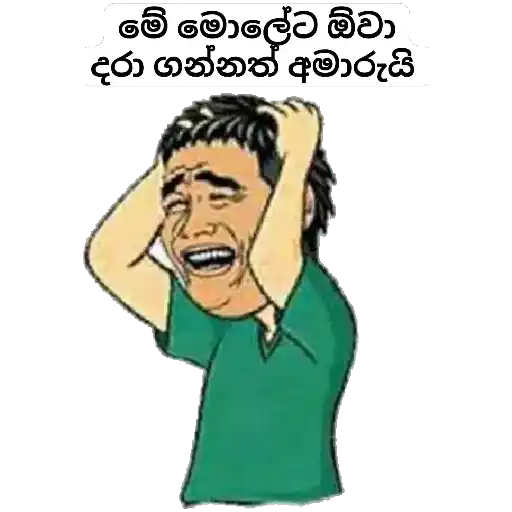 Average Sinhala Memes sticker 20