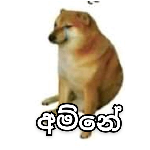 Santha Dog n more sticker 10