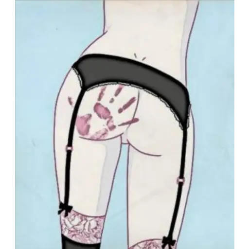 Cartoonish but porn sticker 23