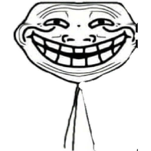 Troll Face all the way sticker 11