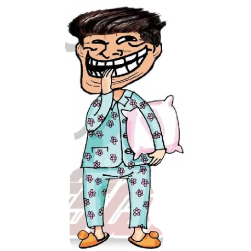 Troll Face all the way sticker 4