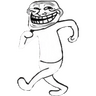 Troll Face all the way tray icon