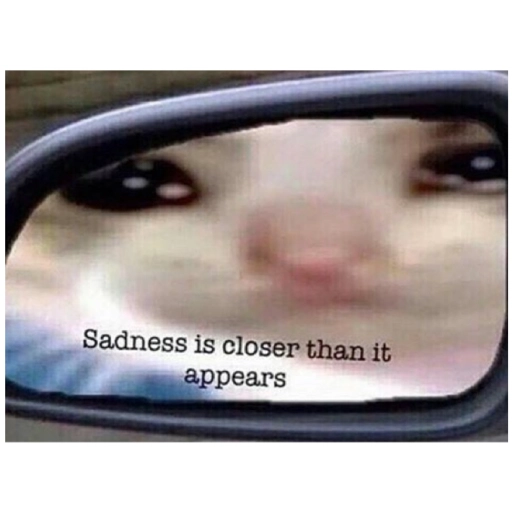 Sad Cats Only sticker 10