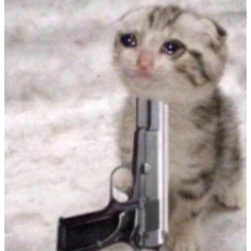 Sad Cats Only sticker 7