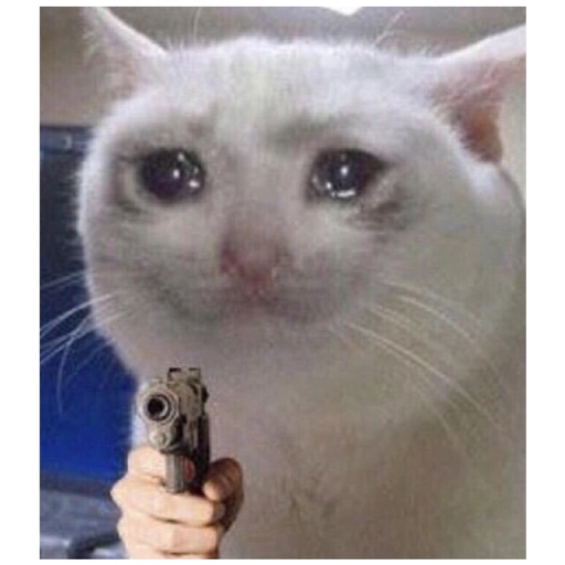 Sad Cats Only sticker 9