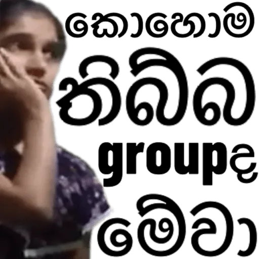Sinhala Meme Mega Pack 8 sticker 27