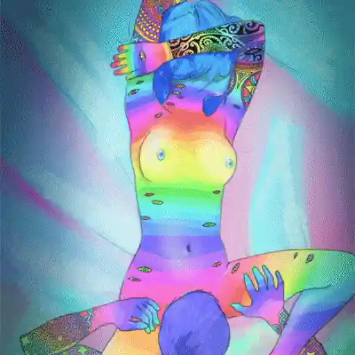 Trippy love sticker 10