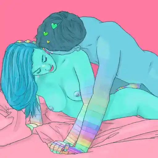 Trippy love sticker 16