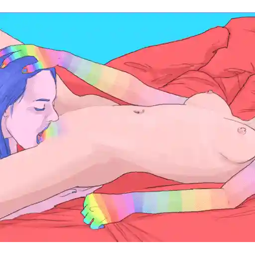 Trippy love sticker 22