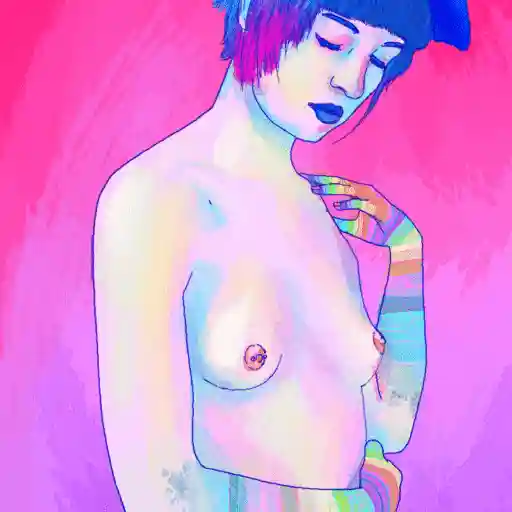 Trippy love sticker 24