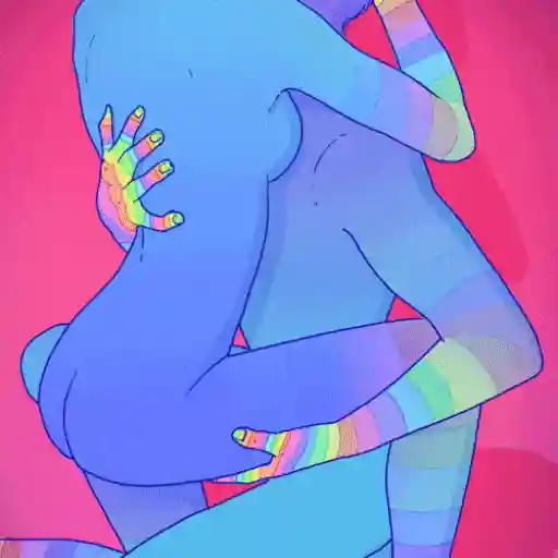 Trippy love sticker 5