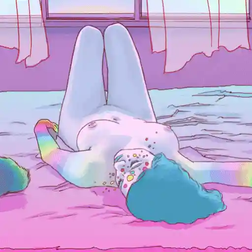 Trippy love sticker 7